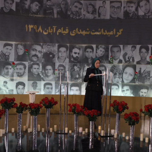 Maryam Radjavi à la cérémonie en mémoire des victimes de la répression du soulèvement en Iran - Achraf-3- Décembre 2019