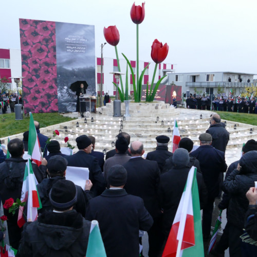 Achraf-3 en Albanie – Hommage, en présence de Maryam Radjavi, aux victimes du crash de l’avion ukrainien en Iran, le 12 janvier 2020