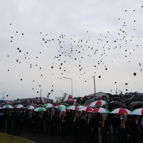 Achraf-3 en Albanie – Hommage, en présence de Maryam Radjavi, aux victimes du crash de l’avion ukrainien en Iran, le 12 janvier 2020