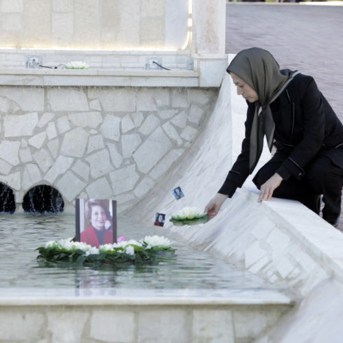 Cérémonie d’hommage à Marjan, artiste bien-aimée du peuple iranien – Achraf3 – juin 2020