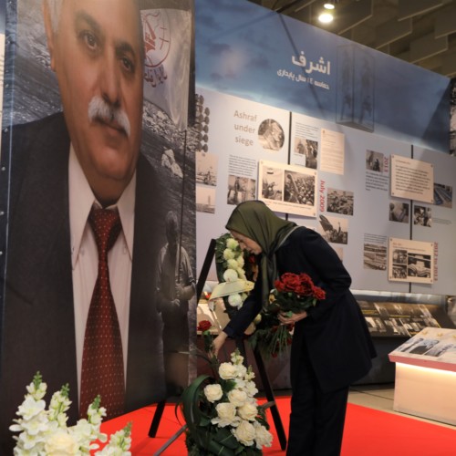Paying tribute to the fallen PMOI member, Hossein Mojtahedzadeh, one of the prominent members and commanders of the People’s Mojahedin Organization of Iran