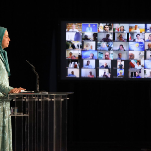 Maryam Radjavi à la visioconférence pour le 40e anniversaire de la Résistance nationale et la Journée des martyrs et des prisonniers politiques en Iran- 20 juin 2020