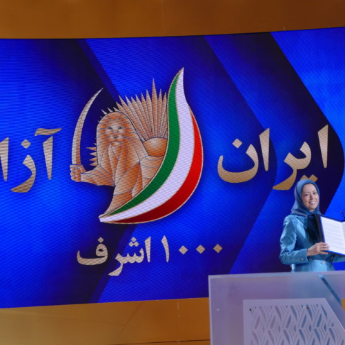 Maryam Radjavi au grand rassemblement pour un Iran libre à Achraf 3- 17 juillet 2020