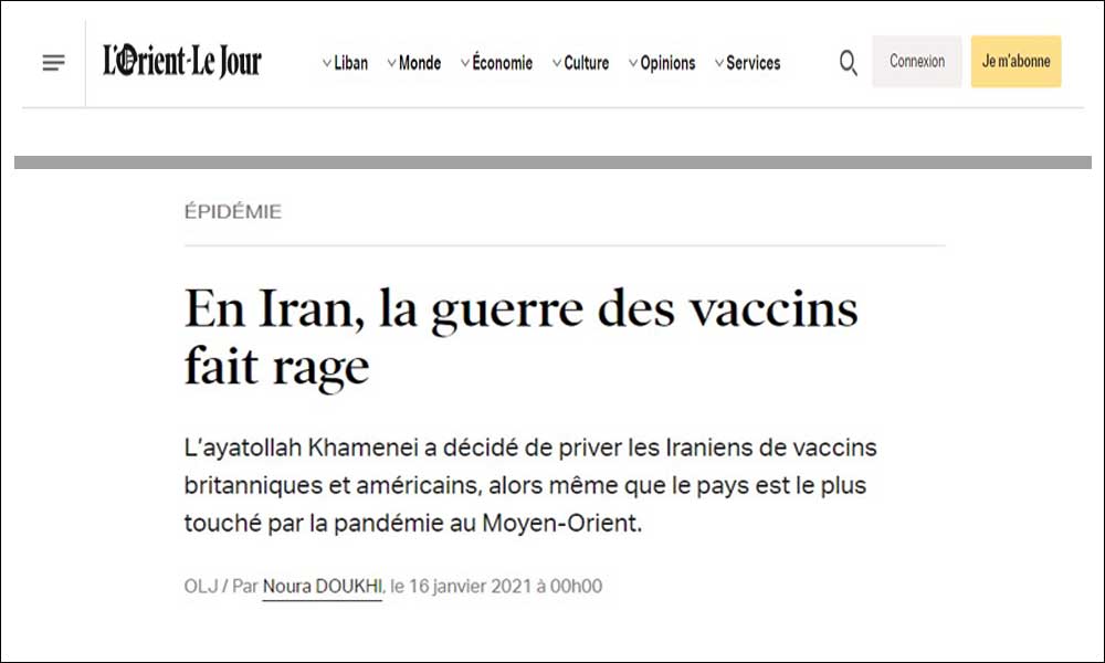 En Iran, la guerre des vaccins fait rage