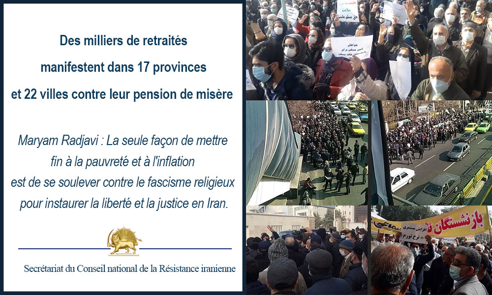 Des milliers de retraités manifestent dans 17 provinces et 22 villes contre leur pension de misère