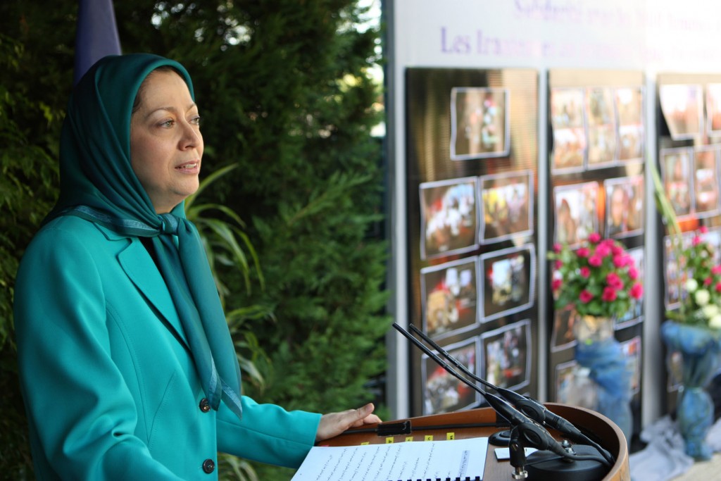 Une semaine de solidarité avec les femmes d’Achraf et d’Iran – discours de Mme Radjavi