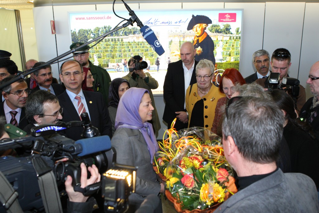 Maryam Radjavi à Berlin