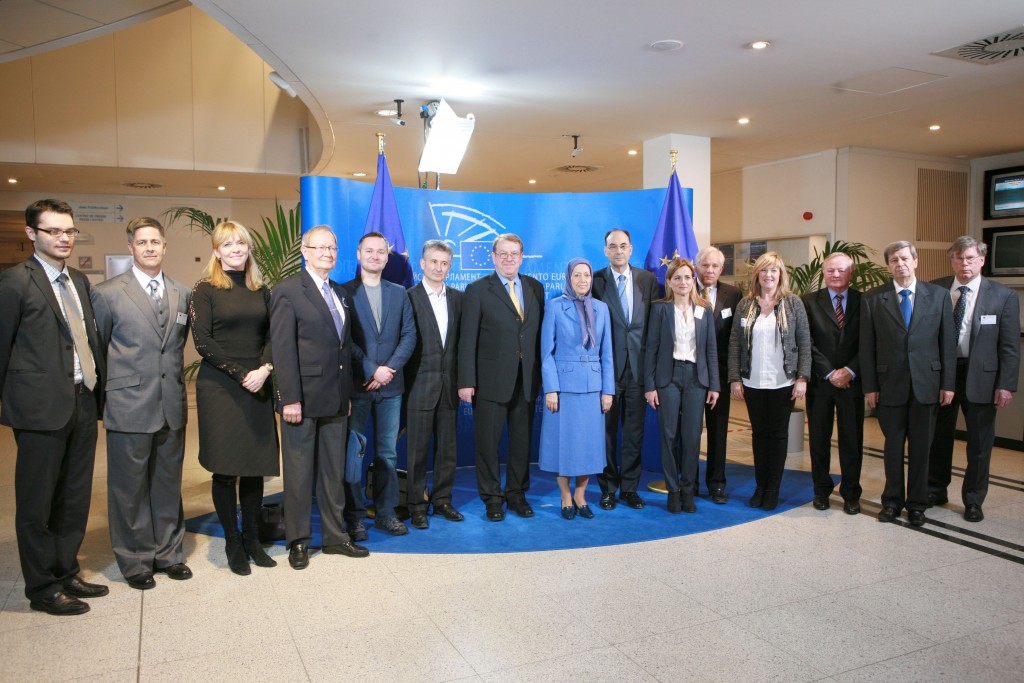 Maryam Radjavi à Brussels, siège de l’Union européenne