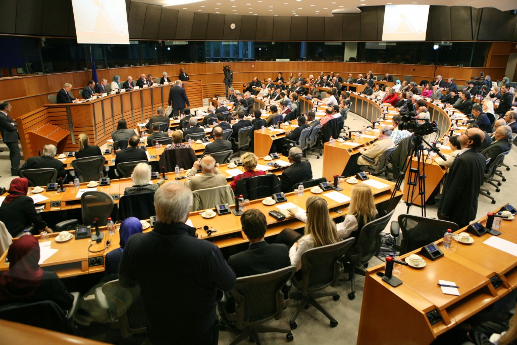 Discours dans une réunion au Parlement européen