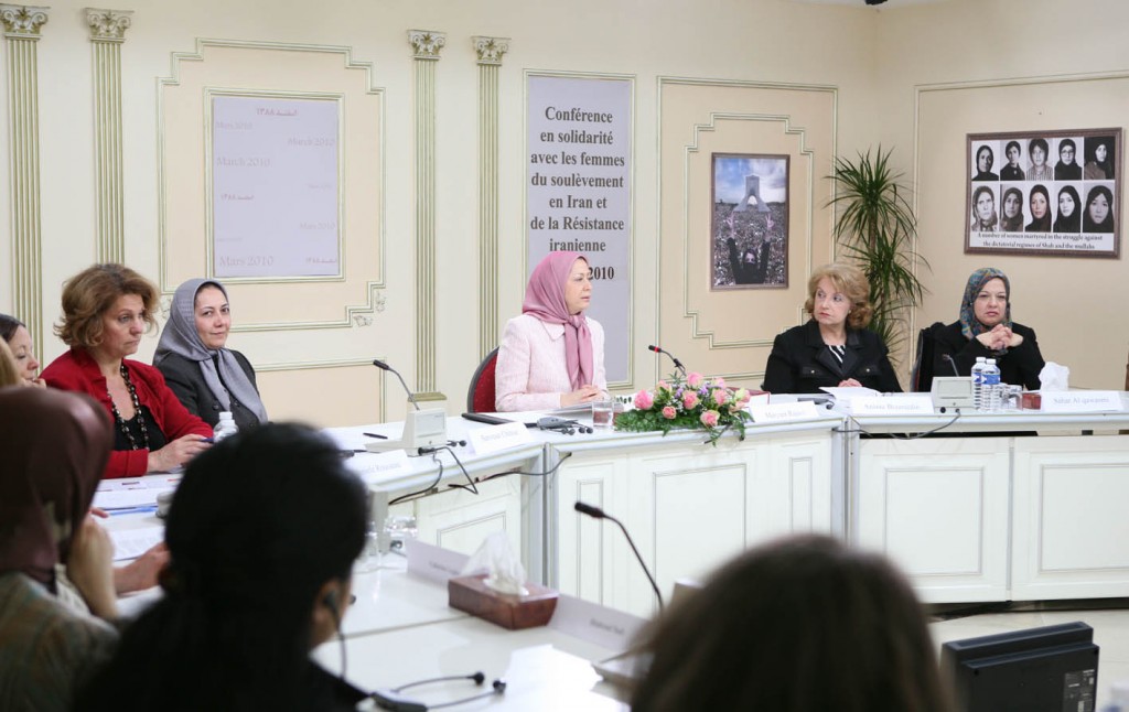 Conférence de solidarité avec des femmes de la Résistance et du soulèvement en Iran