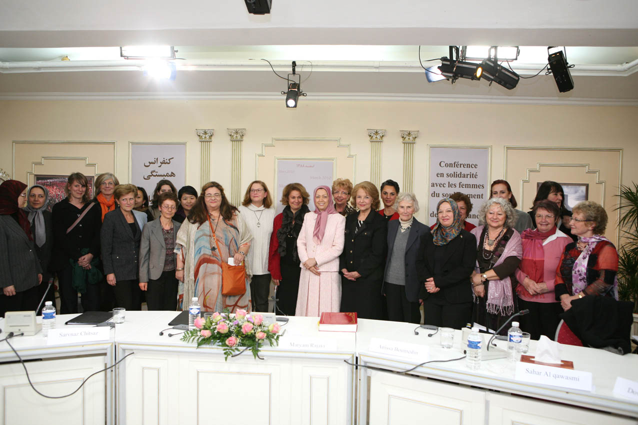 Conférence de solidarité avec des femmes de la Résistance et du soulèvement en Iran