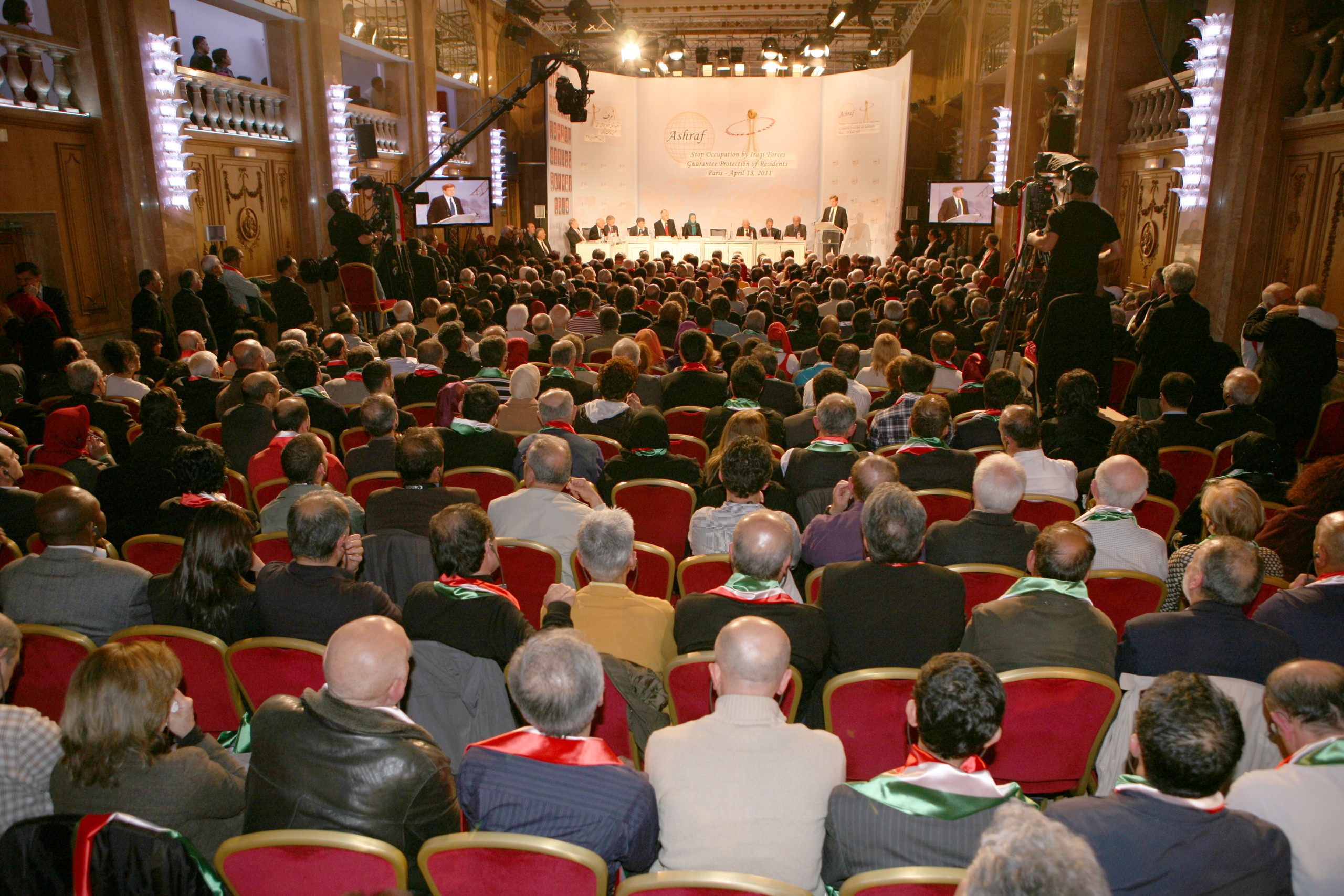 Discours à la conférence internationale de Paris pour Achraf