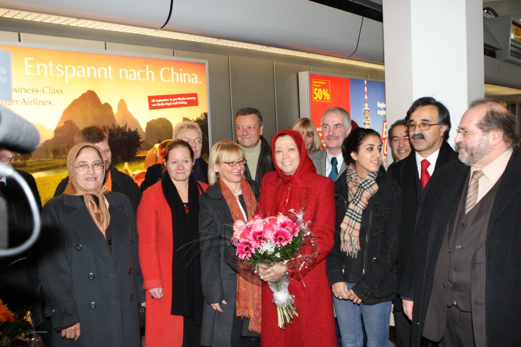 Maryam Radjavi au parlement du Land de Berlin