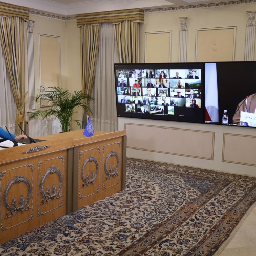 Discours de l’ayatollah Jalal Gandjeï, président de la commission de la Liberté des cultes, lors de la session intermédiaire du CNRI