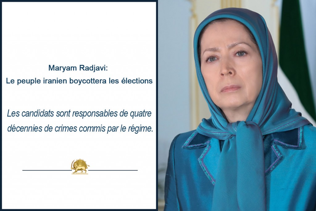 Maryam Radjavi: le peuple iranien boycottera les élections