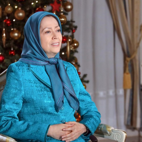 Vœux de Noël et de nouvel an 2022 de Maryam Radjavi