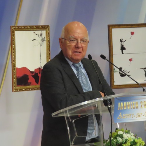 Cérémonie de vœux 2023 à Auvers-sur-Oise, en présence de maires, d’élus et de personnalités- janvier 2023