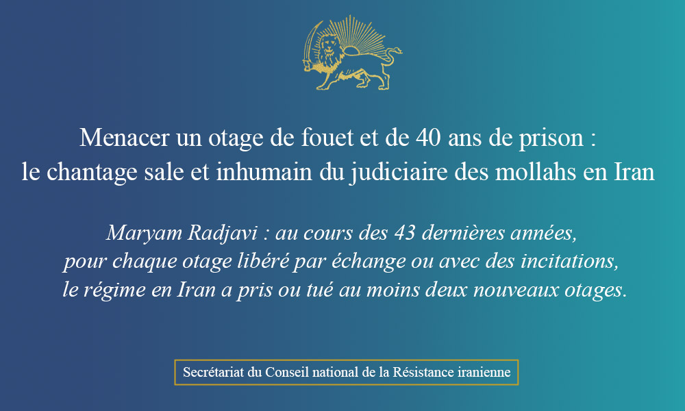 Menacer un otage de fouet et de 40 ans de prison :Le chantage sale et inhumain des mollahs visant à forcer le gouvernement belge à libérer un diplomate terroriste