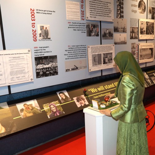 En souvenir des martyrs de la liberté à la veille de Norouz, le Nouvel An iranien, 20 mars 2023 – Musée de la résistance à Achraf-3