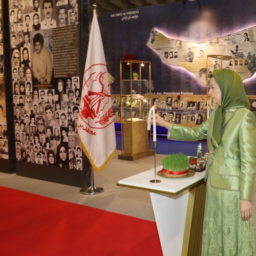 En souvenir des martyrs de la liberté à la veille de Norouz, le Nouvel An iranien, 20 mars 2023 – Musée de la résistance à Achraf-3