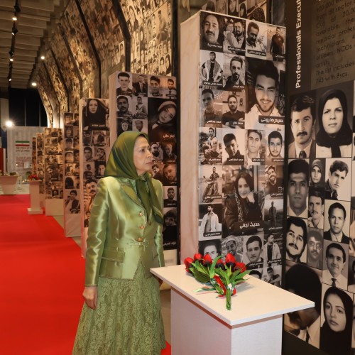 En souvenir des martyrs de la liberté à la veille de Norouz, le Nouvel An iranien, 20 mars 2023 – Musée de la résistance à Achraf-3