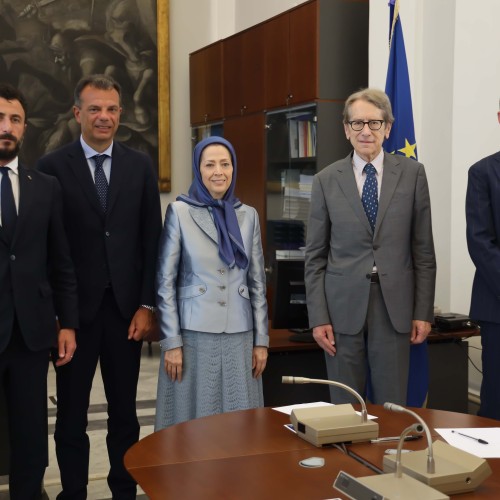 Réunion avec des membres de la commission des affaires étrangères du parlement italien - 12 juillet 2023