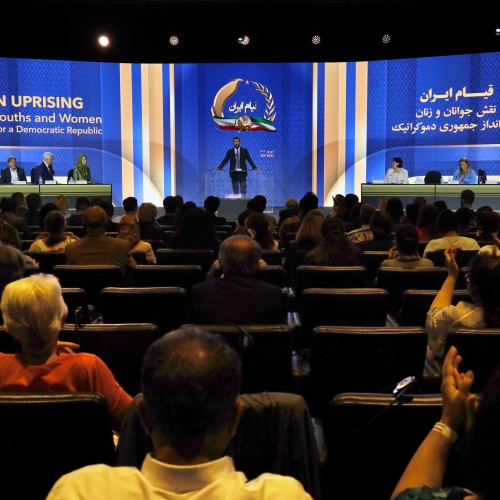  Discours à la conférence sur le soulèvement en Iran, le rôle de la jeunesse et des femmes et les perspectives d’une république démocratique-15 Septembre 2023 