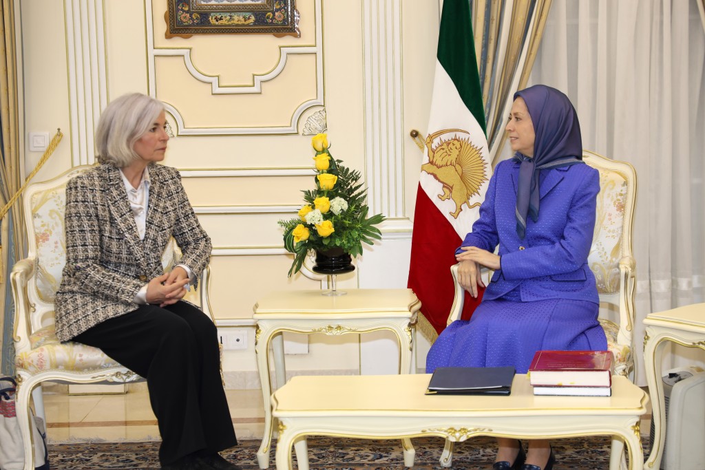 Rencontre de Maryam Radjavi avec Dorien Rookmaker, eurodéputée néerlandaise