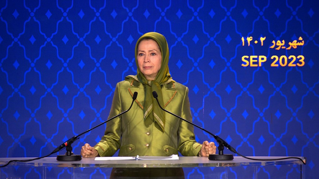 Discours à la conférence sur le soulèvement en Iran, le rôle de la jeunesse et des femmes et les perspectives d’une république démocratique   
