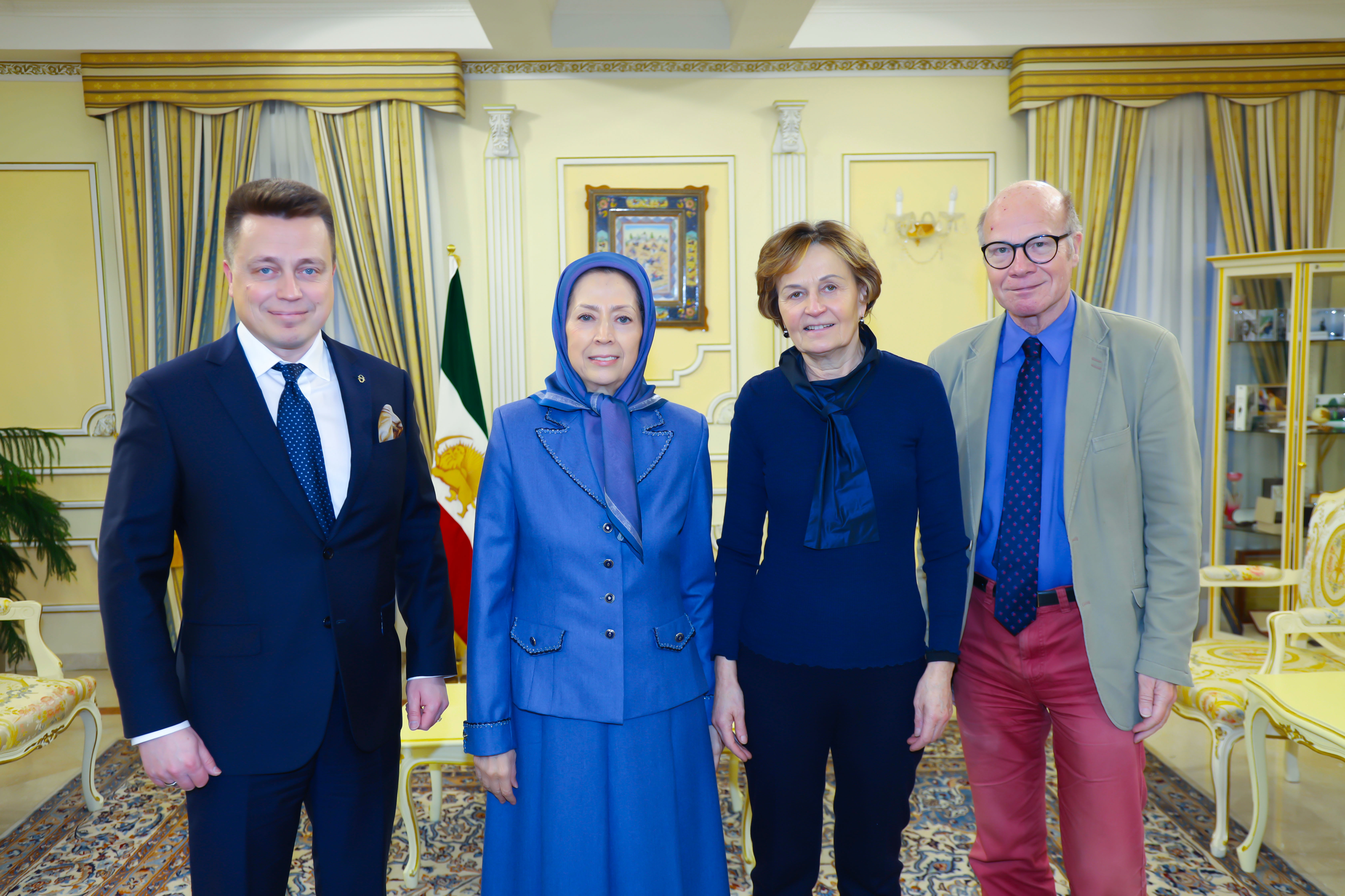 Rencontre de Maryam Radjavi avec une délégation finlandaise