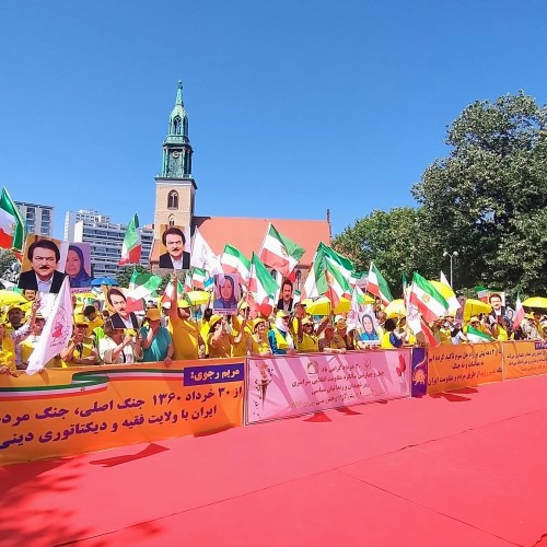 Message aux manifestations des Iraniens à Berlin et Stockholm pour l’anniversaire du 20 juin 1981, déclenchement de la résistance nationale- 21 juin 2025