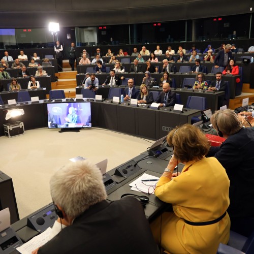 Discours dans une conférence au Parlement européen à Strasbourg – l’édification d’une véritable démocratie moderne- 18 Juin 2025