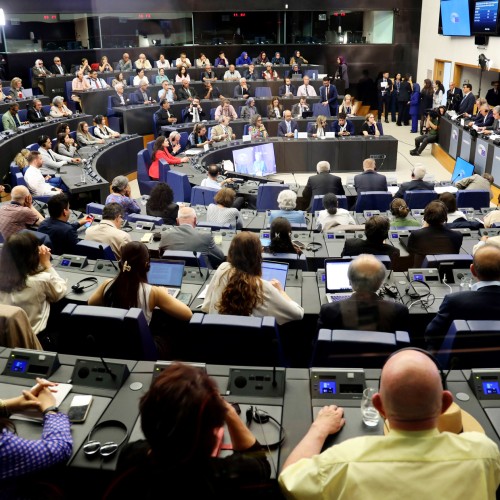 Discours dans une conférence au Parlement européen à Strasbourg – l’édification d’une véritable démocratie moderne- 18 Juin 2025