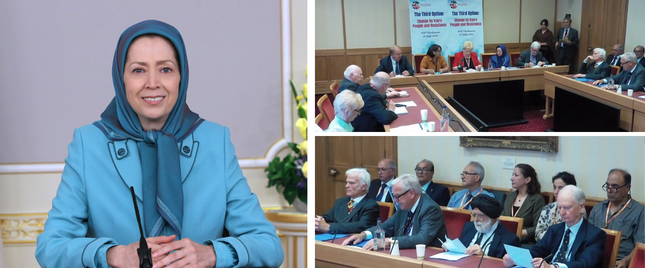 Message de Maryam Radjavi à la conférence « la 3e voie » au parlement britannique