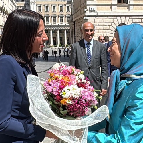 Maryam Radjavi à la Chambre des Députés italienne- 30 juillet 2025