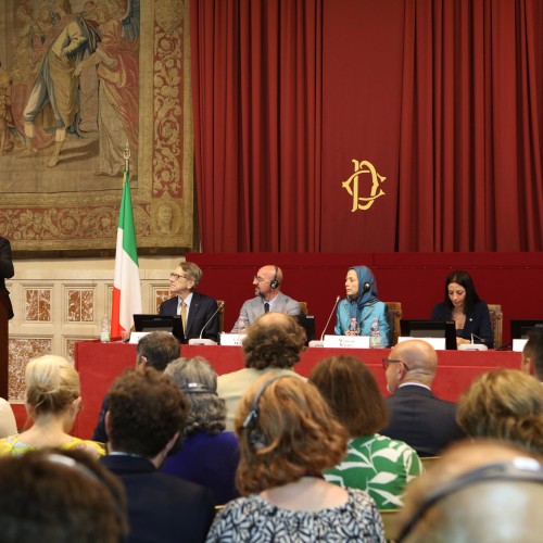 Maryam Radjavi à la Chambre des Députés italienne- 30 juillet 2025