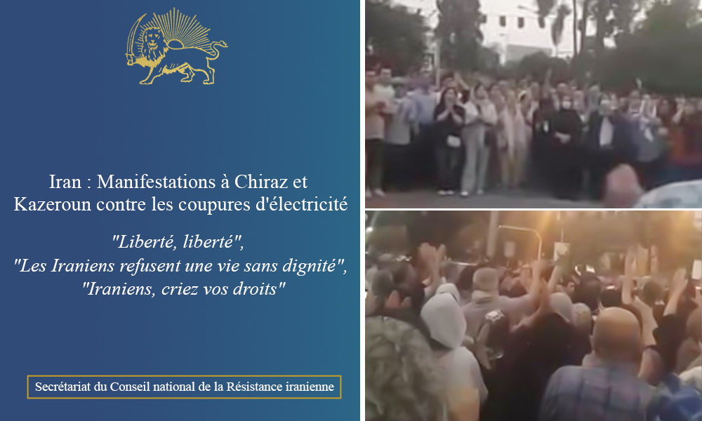 Iran : Manifestations à Chiraz et Kazeroun contre les coupures d’électricité