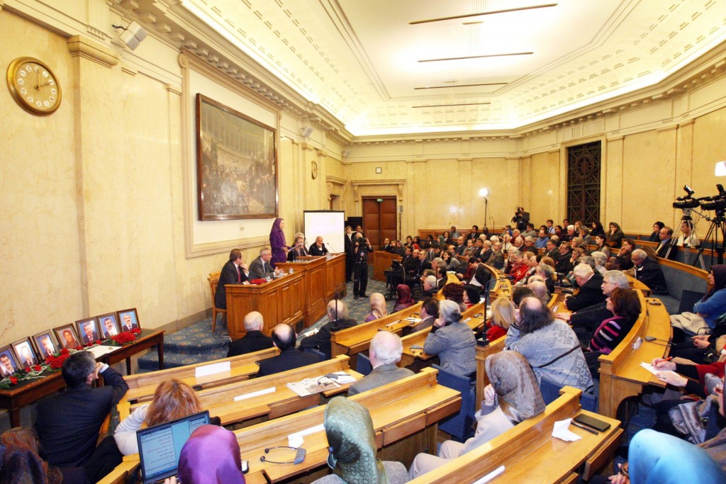 مریم رجوی در کنفرانس” فرانسه و چشم‌انداز خاورمیانه و ایران در۲۰۱۳و بحران انسانی در لیبرتی“