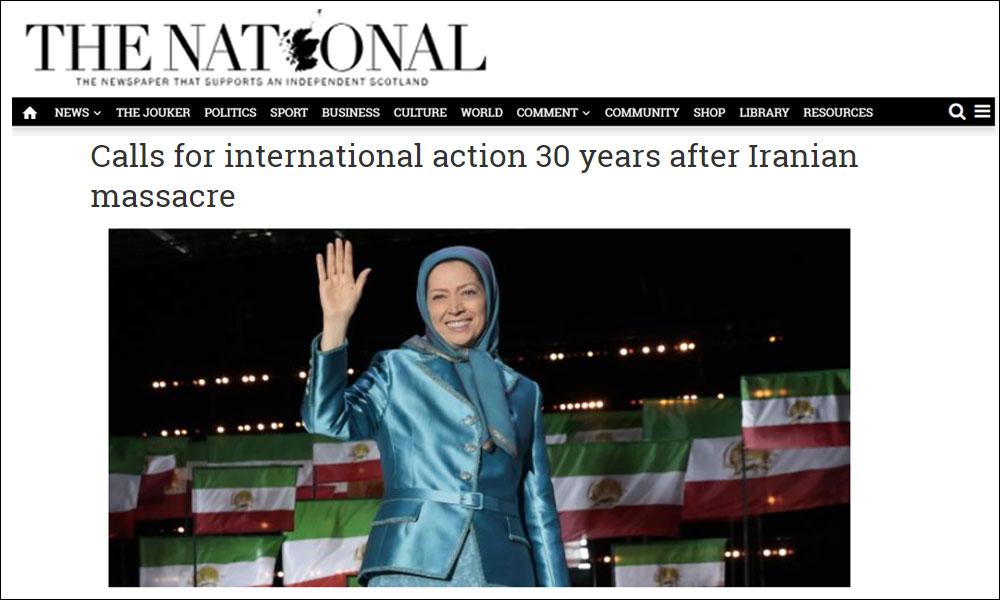 فراخوان برای اقدام بین المللی ۳۰ سال بعد از قتل عام ایرانیان