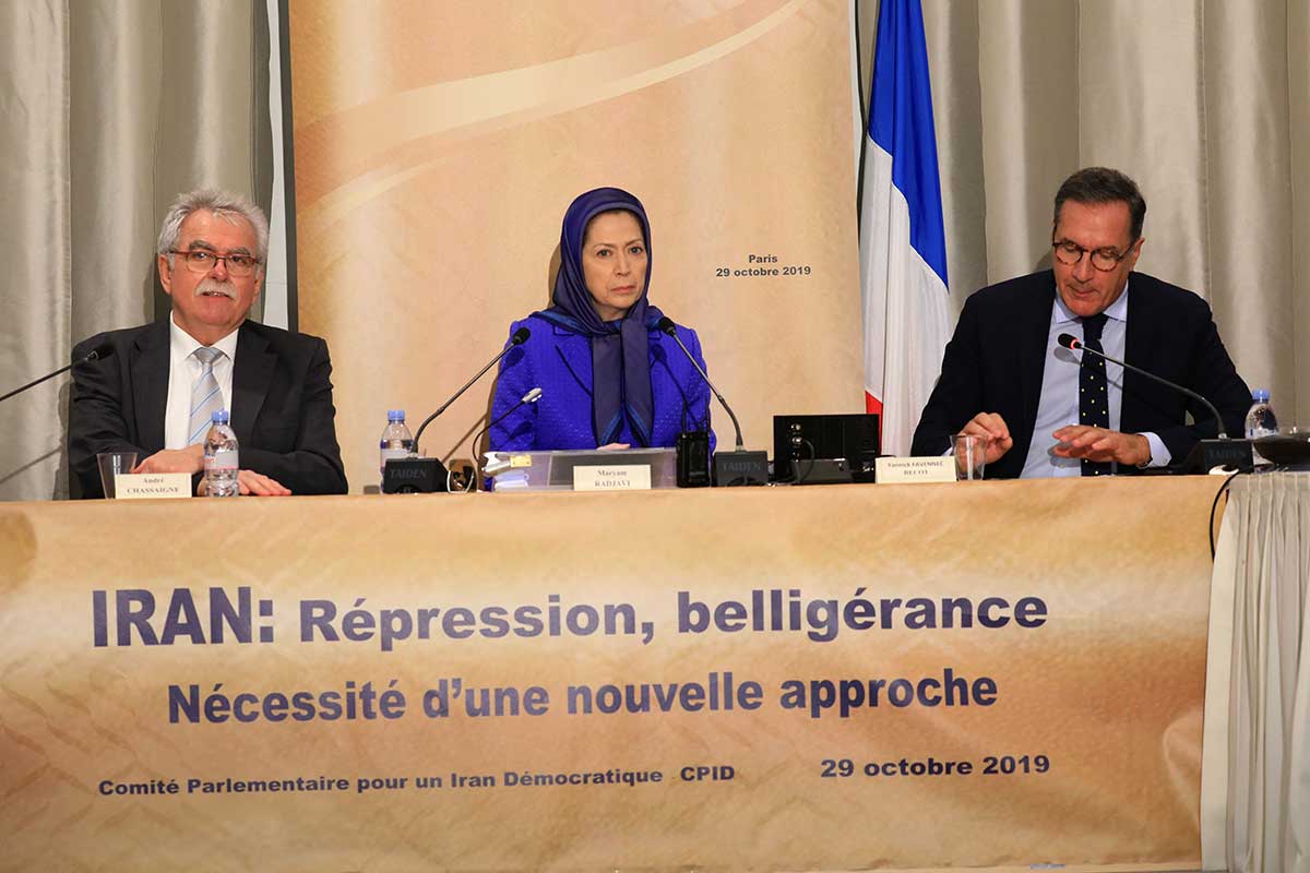 مریم رجوی: سیاست اروپا و فرانسه باید در طرف مردم ایران و خواست‌های مشروع آنان برای آزادی باشد