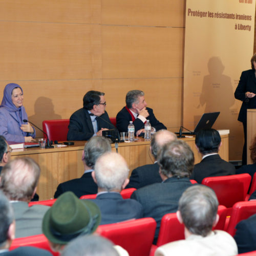 Maryam Rajavi - Senate of France - 21 January 2014-6