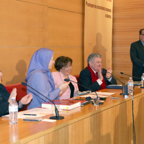 Maryam Rajavi - Senate of France - 21 January 2014-1