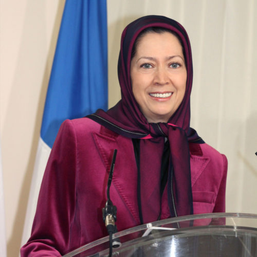 Maryam Rajavi- Gathering of French Mayors and elected Representatives of France-9