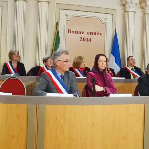 Maryam Rajavi- Gathering of French Mayors and elected Representatives of France-7