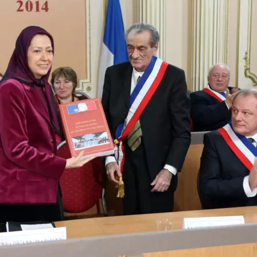 Maryam Rajavi- Gathering of French Mayors and elected Representatives of France-4