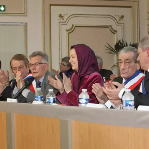 Maryam Rajavi- Gathering of French Mayors and elected Representatives of France-5