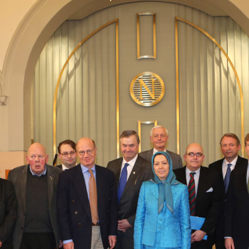 Maryam Rajavi in Noble Peace institute – Oslo- Norway – February 24, 2014-7