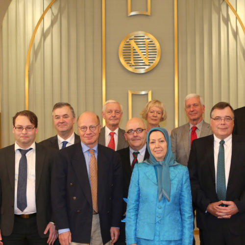 Maryam Rajavi in Noble Peace institute – Oslo- Norway – February 24, 2014-5