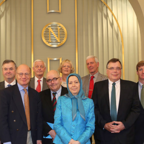 Maryam Rajavi in Noble Peace institute – Oslo- Norway – February 24, 2014-6