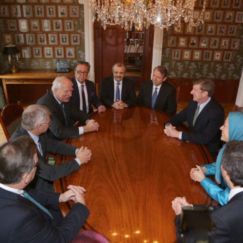 Maryam Rajavi in Noble Peace institute – Oslo- Norway – February 24, 2014-3